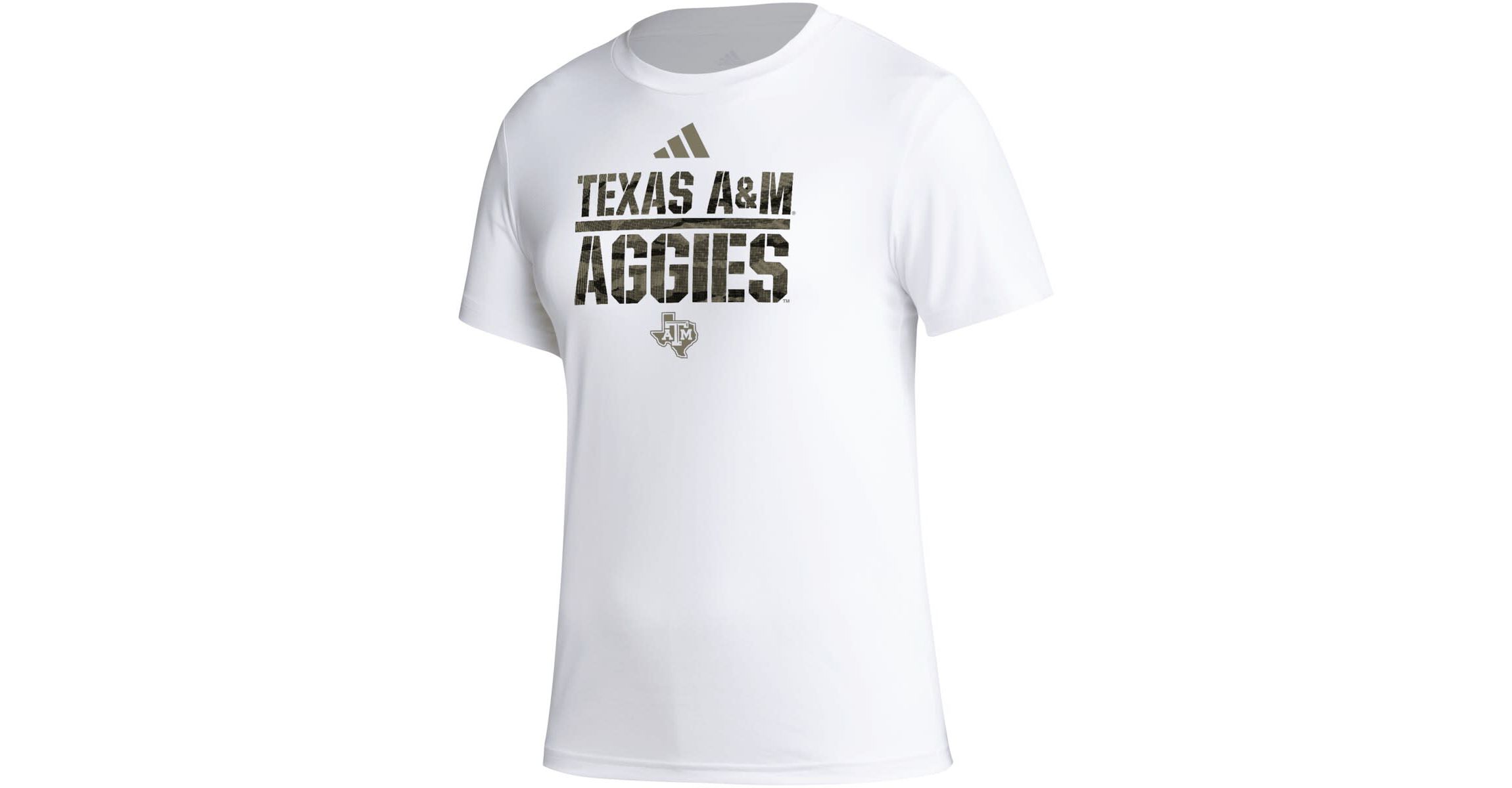 NCAA Texas A&M Aggies AEROREADY Military Appreciation Pregame T-Shirt