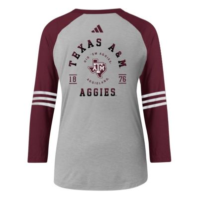 NCAA Texas A&M Aggies Baseball Raglan 3/4-Sleeve T-Shirt