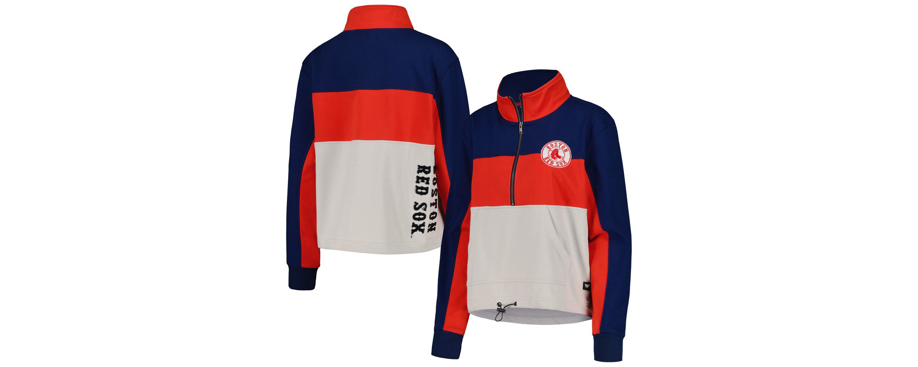 Boston Red Sox MLB Boston Sox Colorblock 1/4 Zip Jacket