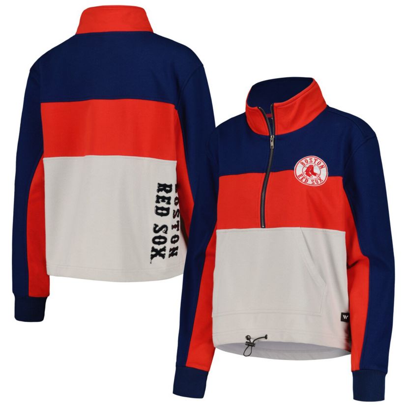 Boston Red Sox MLB Boston Sox Colorblock 1/4 Zip Jacket