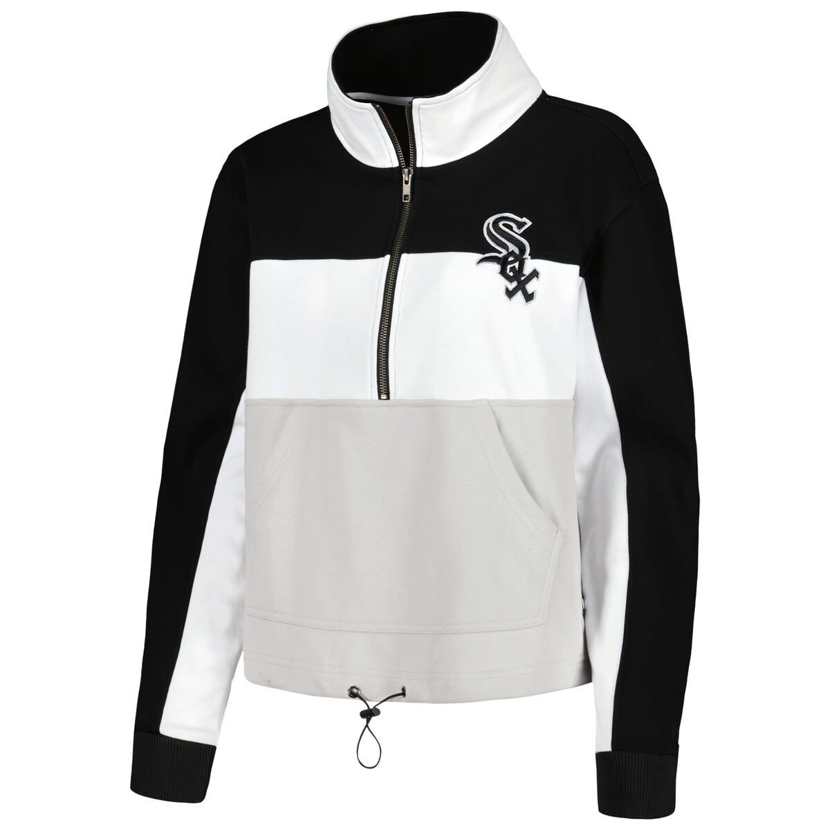 Chicago White Sox MLB Chicago Sox Colorblock 1/4 Zip Jacket