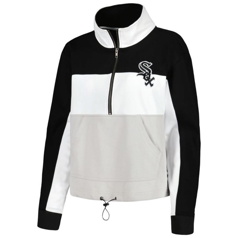 Chicago White Sox MLB Chicago Sox Colorblock 1/4 Zip Jacket