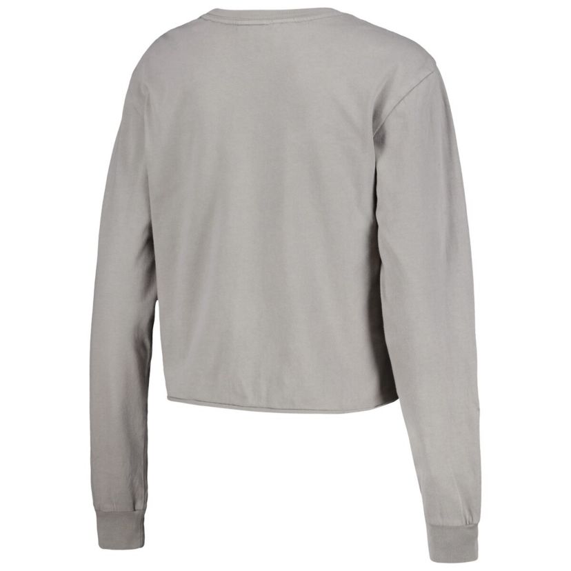 MLB Los Angeles Dodgers Cropped Long Sleeve T-Shirt
