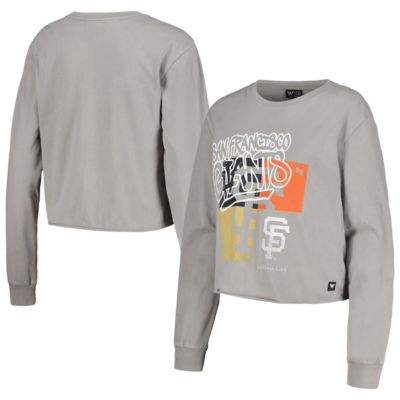 MLB San Francisco Giants Cropped Long Sleeve T-Shirt