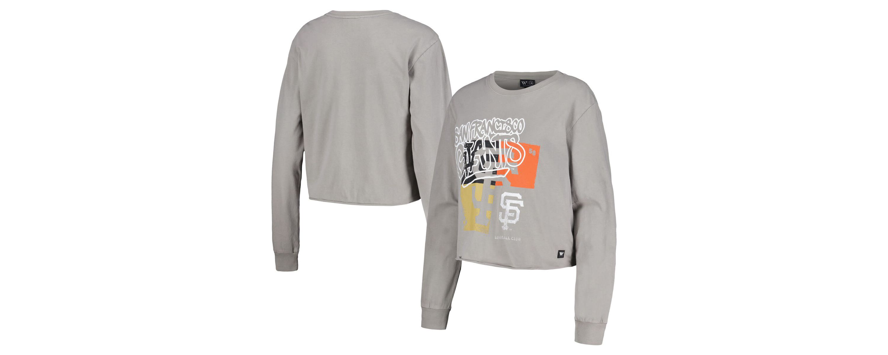 MLB San Francisco Giants Cropped Long Sleeve T-Shirt