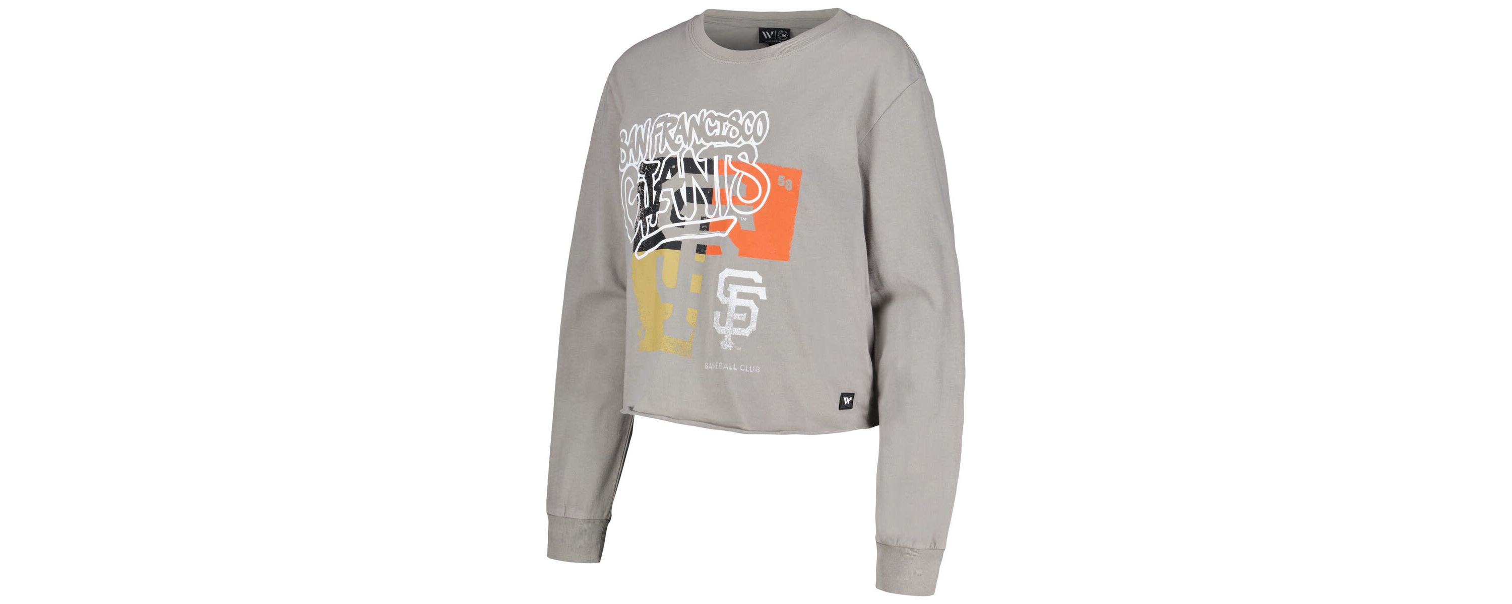 MLB San Francisco Giants Cropped Long Sleeve T-Shirt