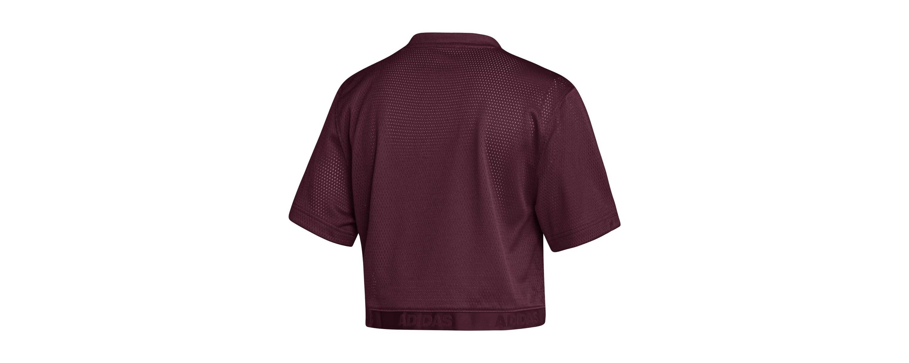 NCAA Mississippi State Bulldogs Primegreen V-Neck Cropped Jersey