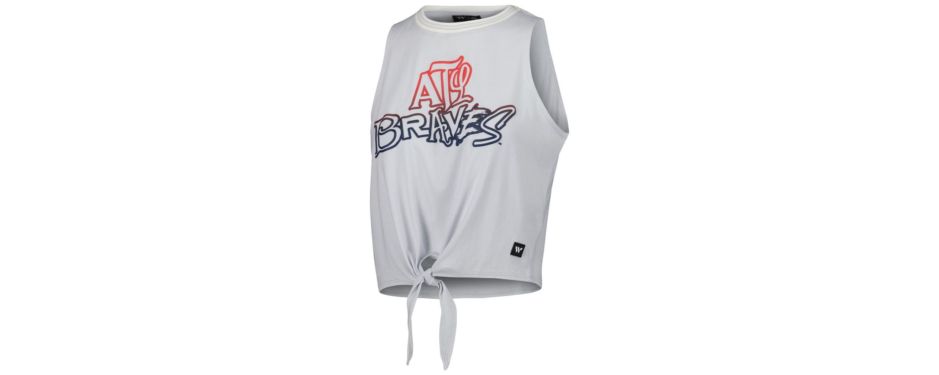 MLB Atlanta Braves Twisted Tie Front Tank Top