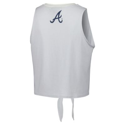 MLB Atlanta Braves Twisted Tie Front Tank Top