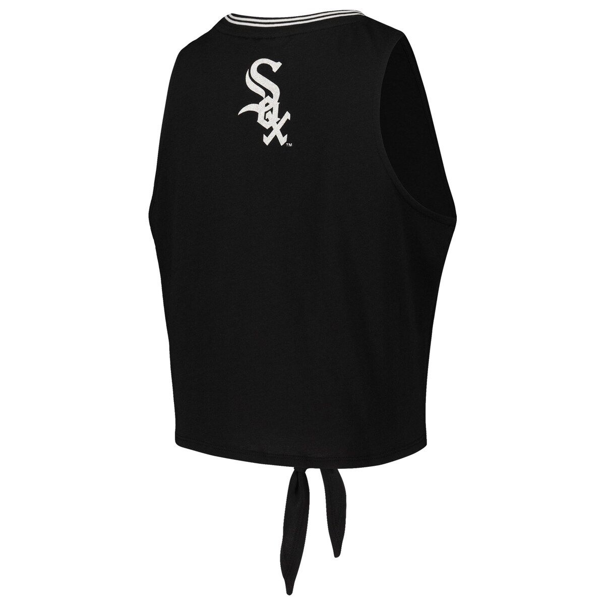 Chicago White Sox MLB Chicago Sox Twisted Tie Front Tank Top