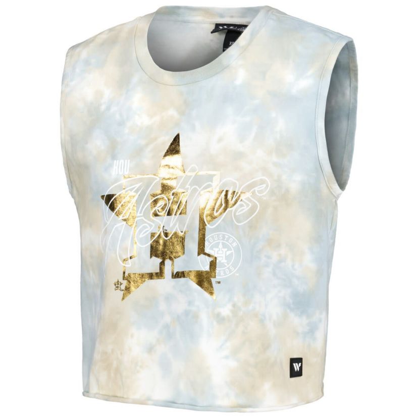MLB Houston Astros Washed Muscle Tank Top