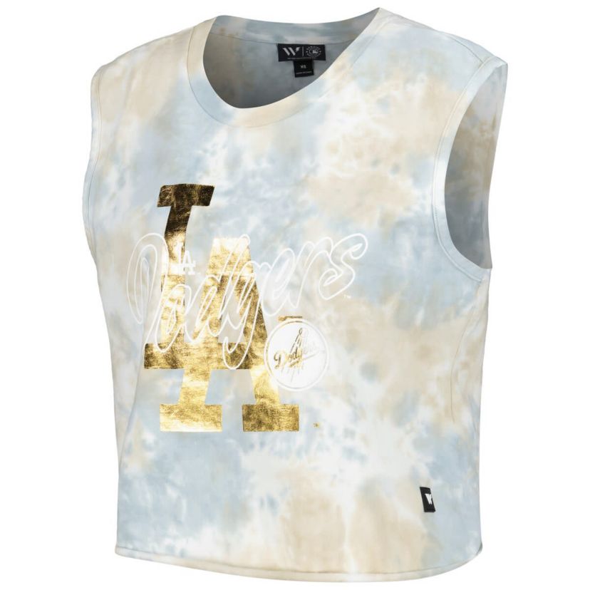 MLB Los Angeles Dodgers Washed Muscle Tank Top