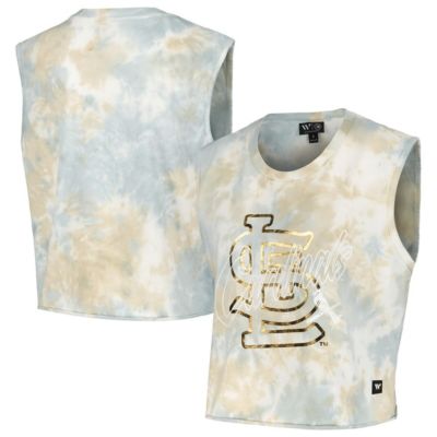 The Wild Collective MLB St. Louis Cardinals Washed Muscle Tank Top, XXL