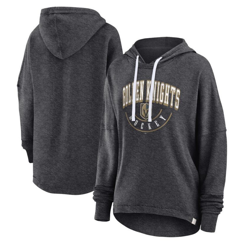 NHL Fanatics Vegas Golden Knights Lux Lounge Helmet Arch Pullover Hoodie