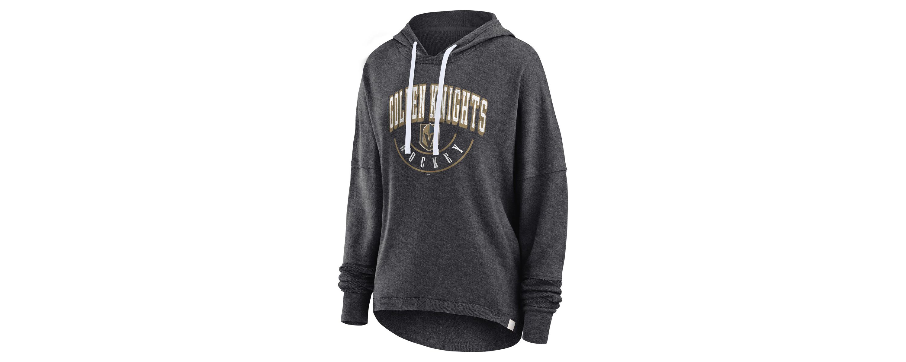 NHL Fanatics Vegas Golden Knights Lux Lounge Helmet Arch Pullover Hoodie