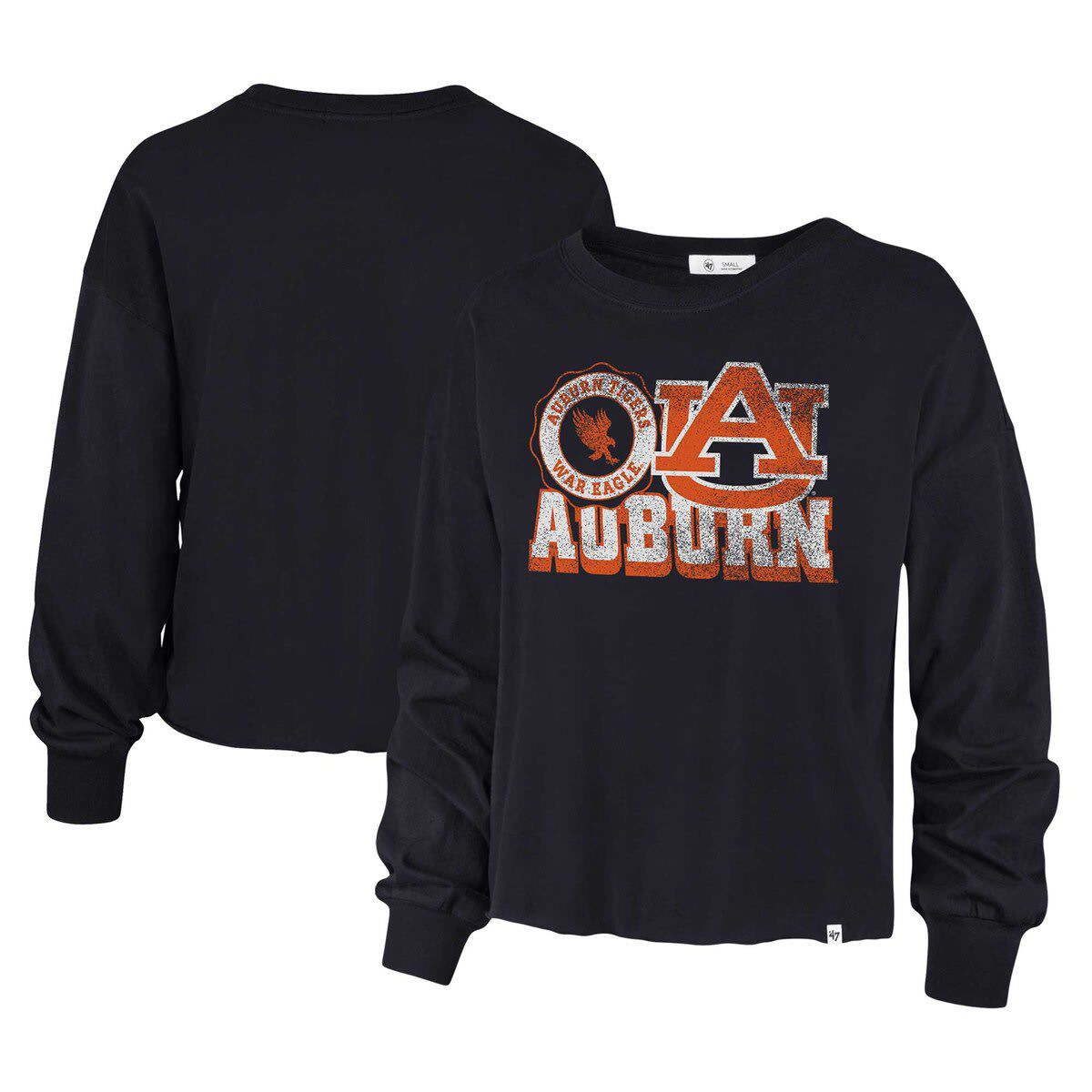 NCAA Auburn Tigers Bottom Line Parkway Long Sleeve High Waist T-Shirt