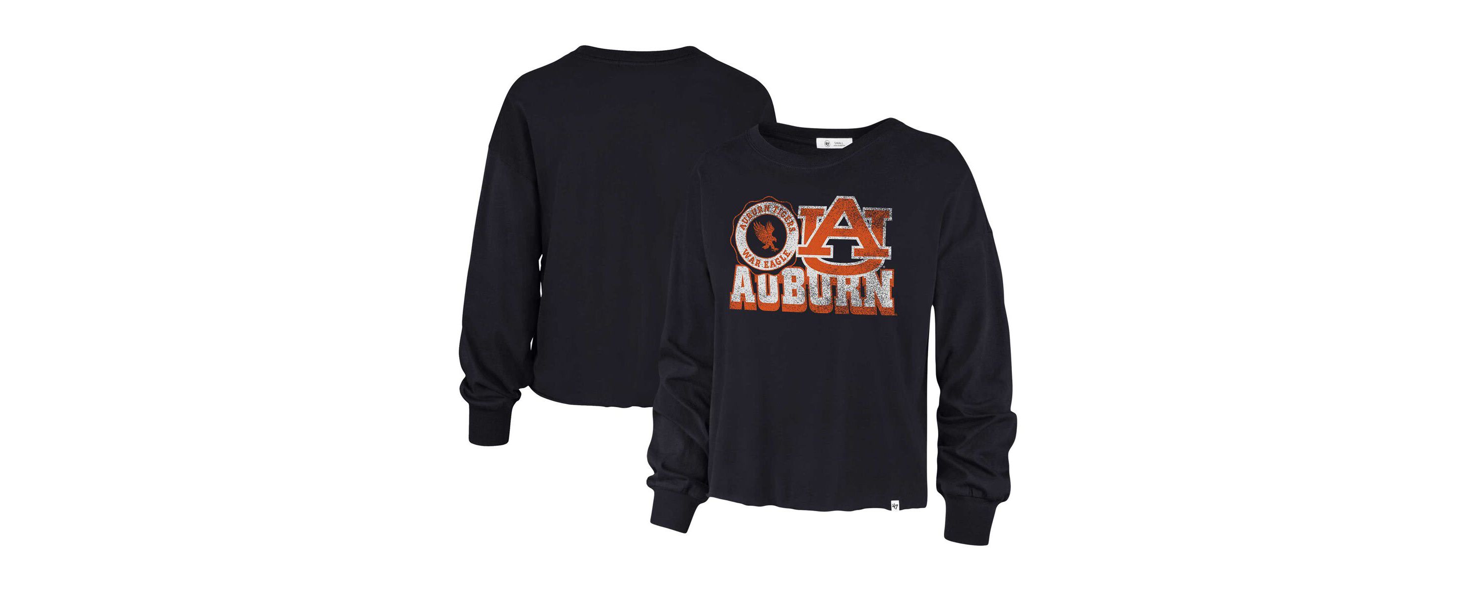 NCAA Auburn Tigers Bottom Line Parkway Long Sleeve High Waist T-Shirt