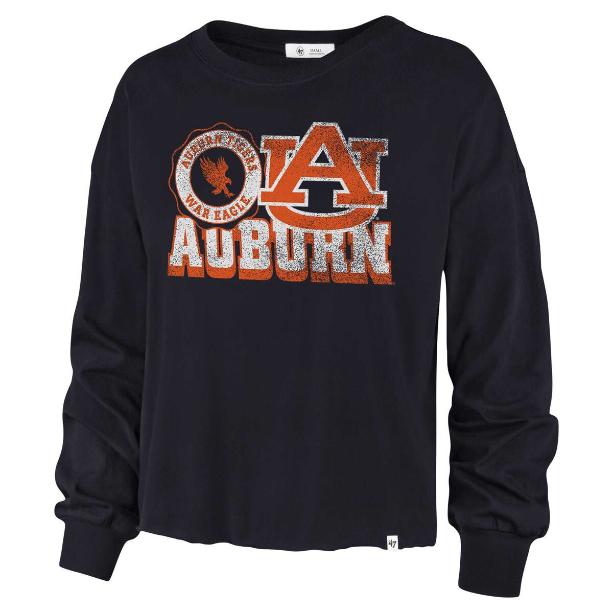 NCAA Auburn Tigers Bottom Line Parkway Long Sleeve High Waist T-Shirt