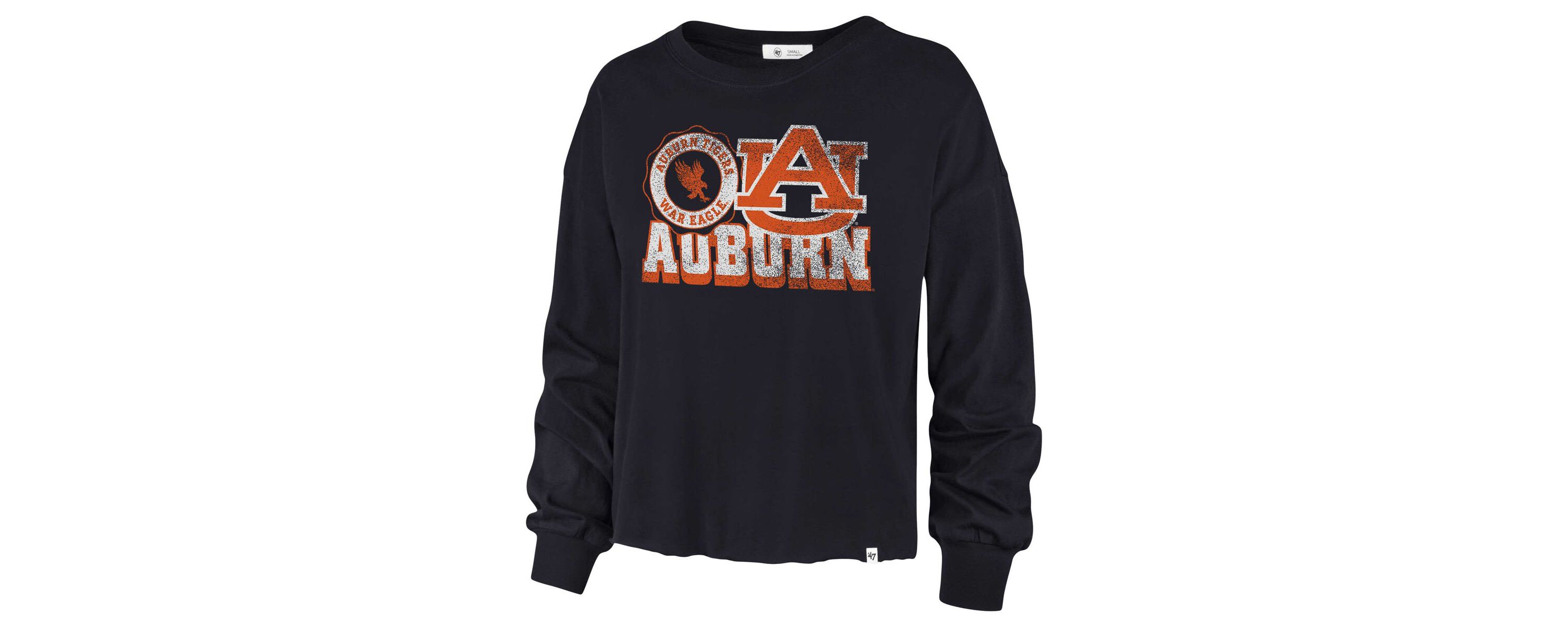 NCAA Auburn Tigers Bottom Line Parkway Long Sleeve High Waist T-Shirt