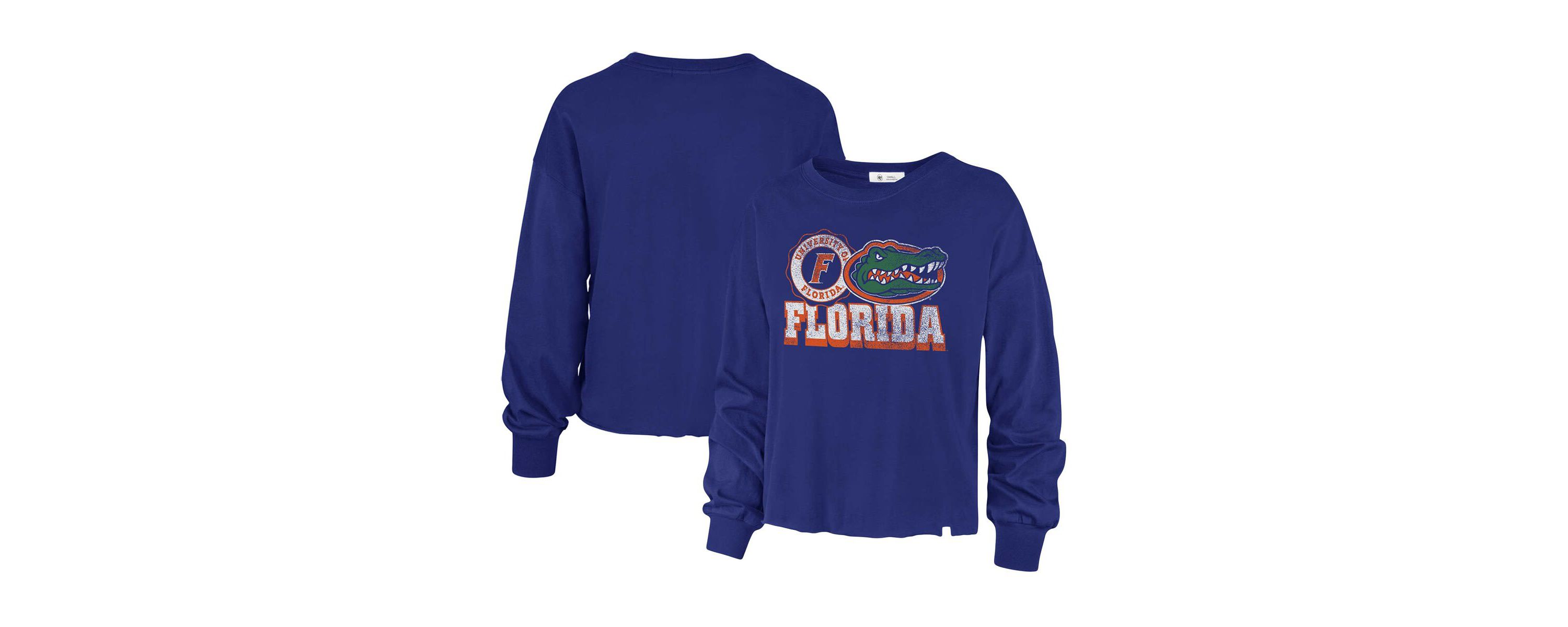 NCAA Florida Gators Bottom Line Parkway Long Sleeve High Waist T-Shirt