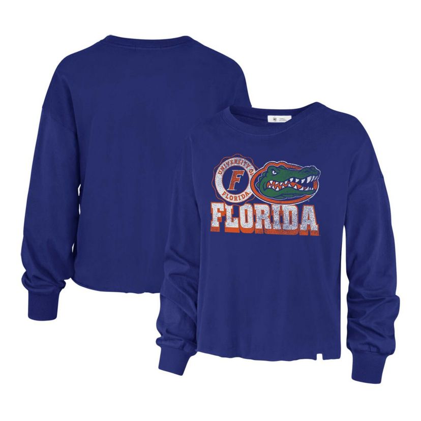 NCAA Florida Gators Bottom Line Parkway Long Sleeve High Waist T-Shirt