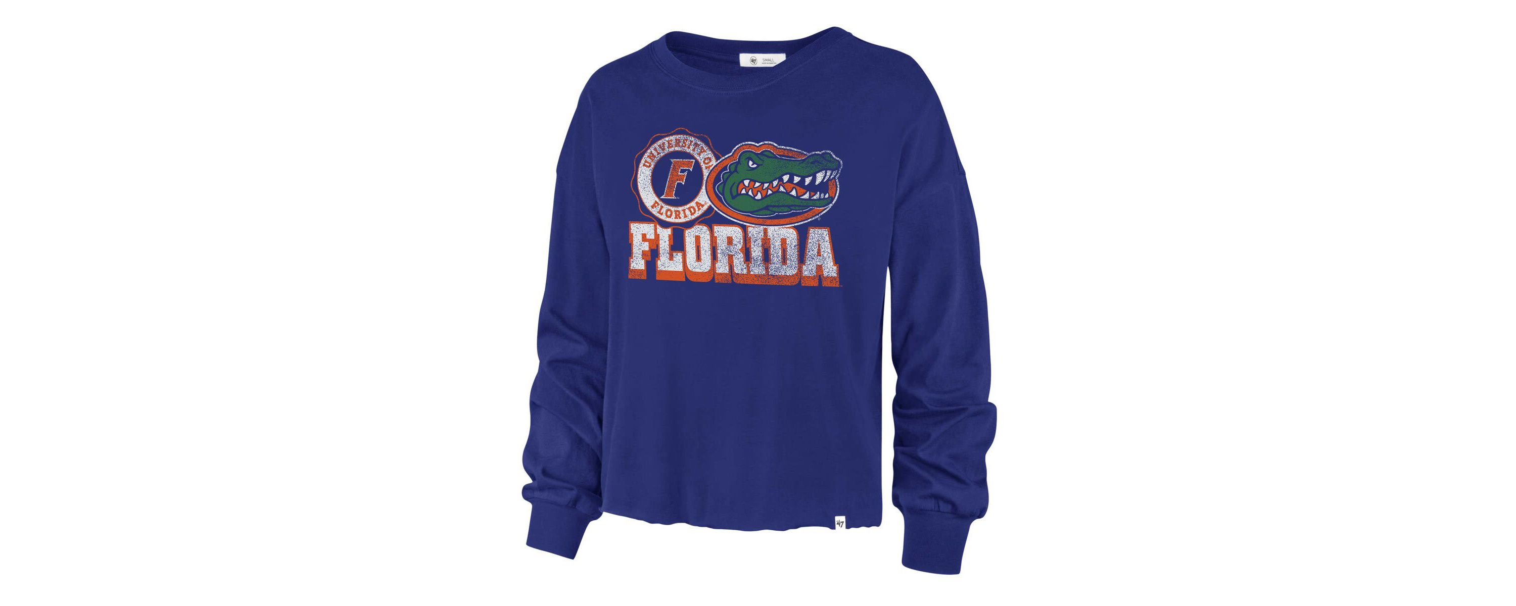 NCAA Florida Gators Bottom Line Parkway Long Sleeve High Waist T-Shirt