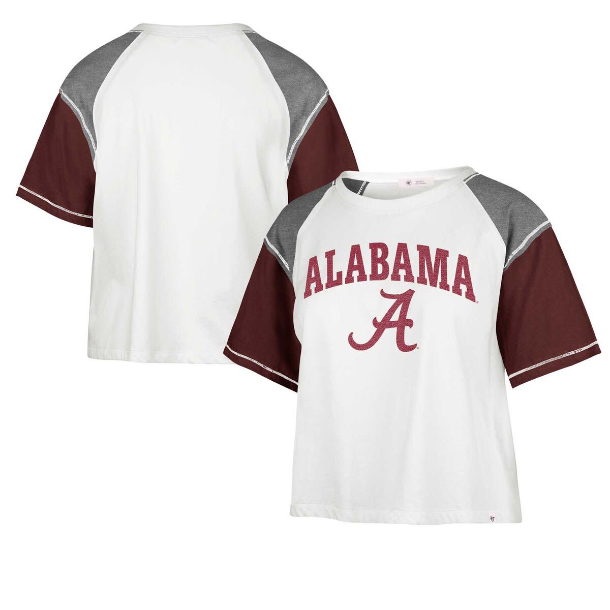 Alabama Crimson Tide NCAA Alabama Tide Serenity Gia Cropped T-Shirt