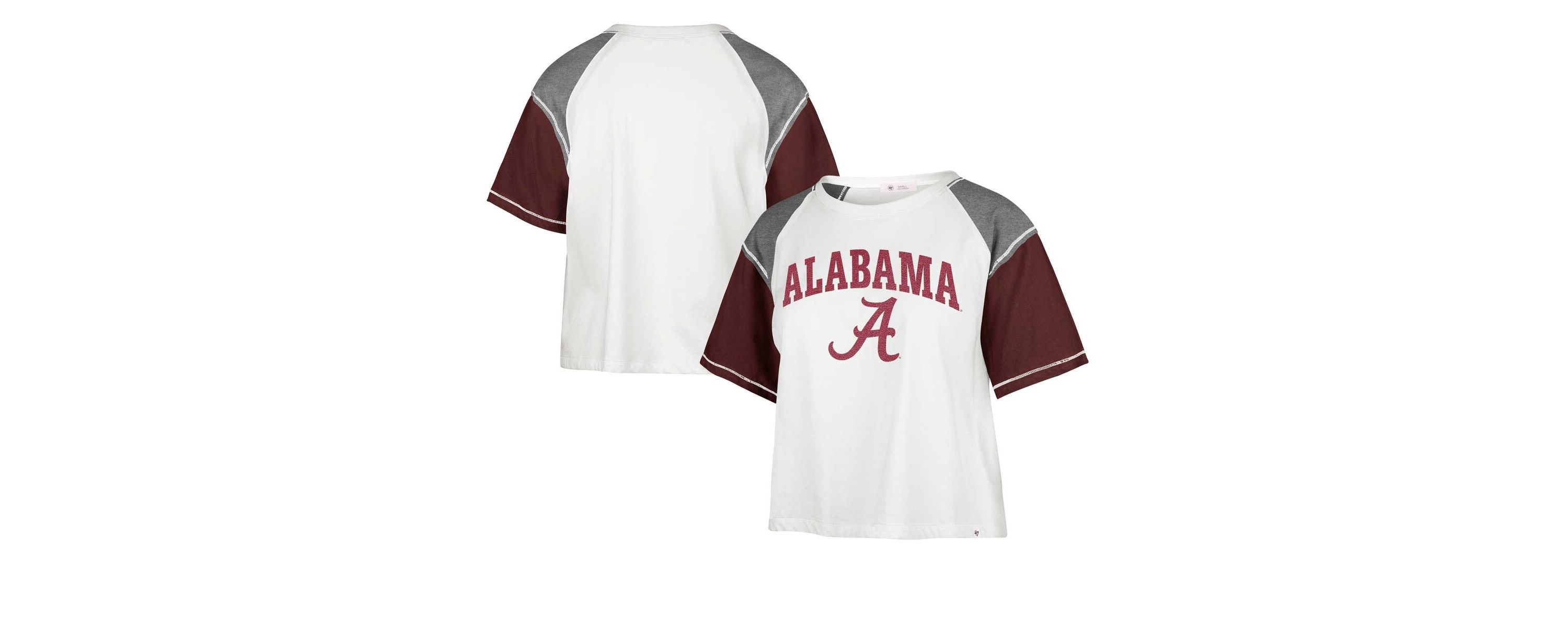 Alabama Crimson Tide NCAA Alabama Tide Serenity Gia Cropped T-Shirt