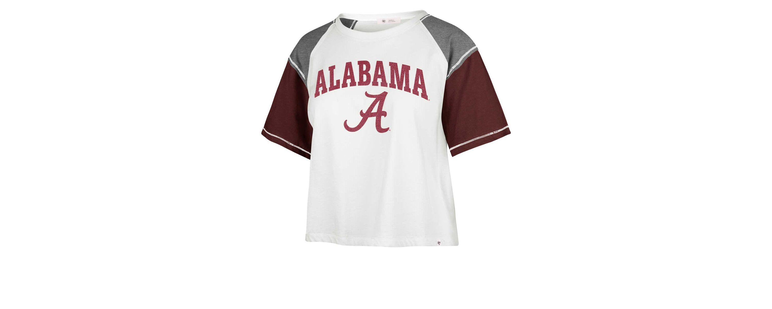 Alabama Crimson Tide NCAA Alabama Tide Serenity Gia Cropped T-Shirt