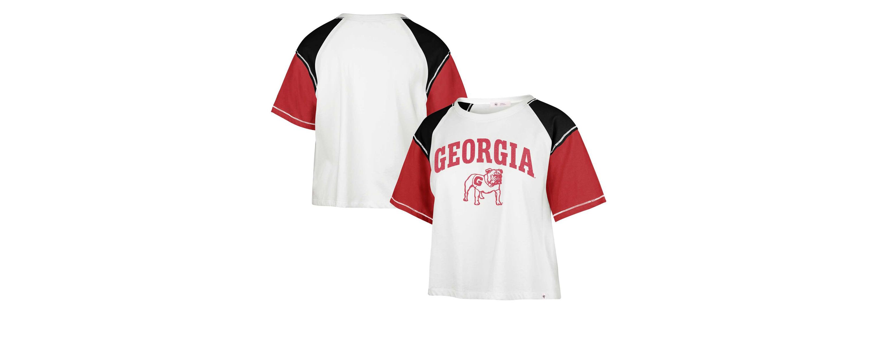 NCAA Georgia Bulldogs Serenity Gia Cropped T-Shirt