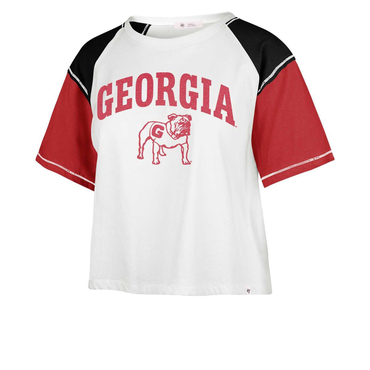 NCAA Georgia Bulldogs Serenity Gia Cropped T-Shirt