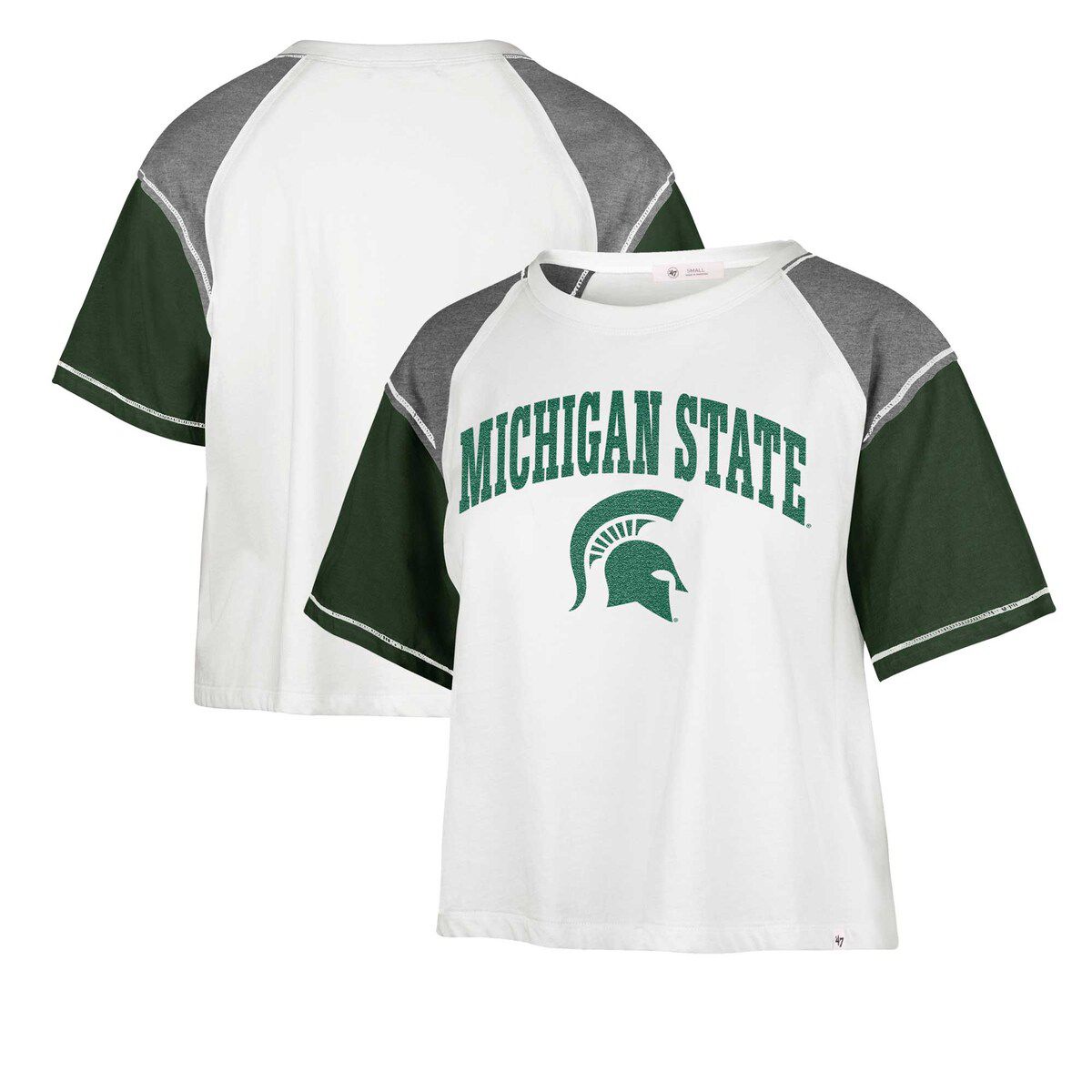 NCAA Michigan State Spartans Serenity Gia Cropped T-Shirt