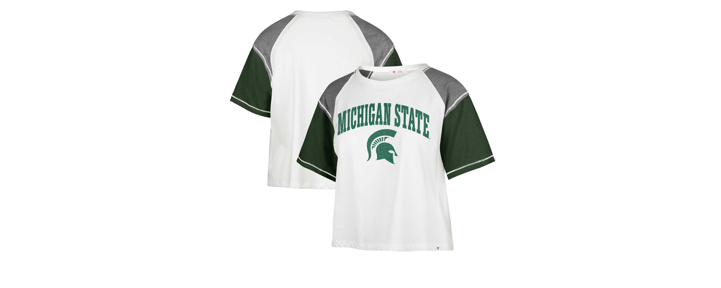NCAA Michigan State Spartans Serenity Gia Cropped T-Shirt