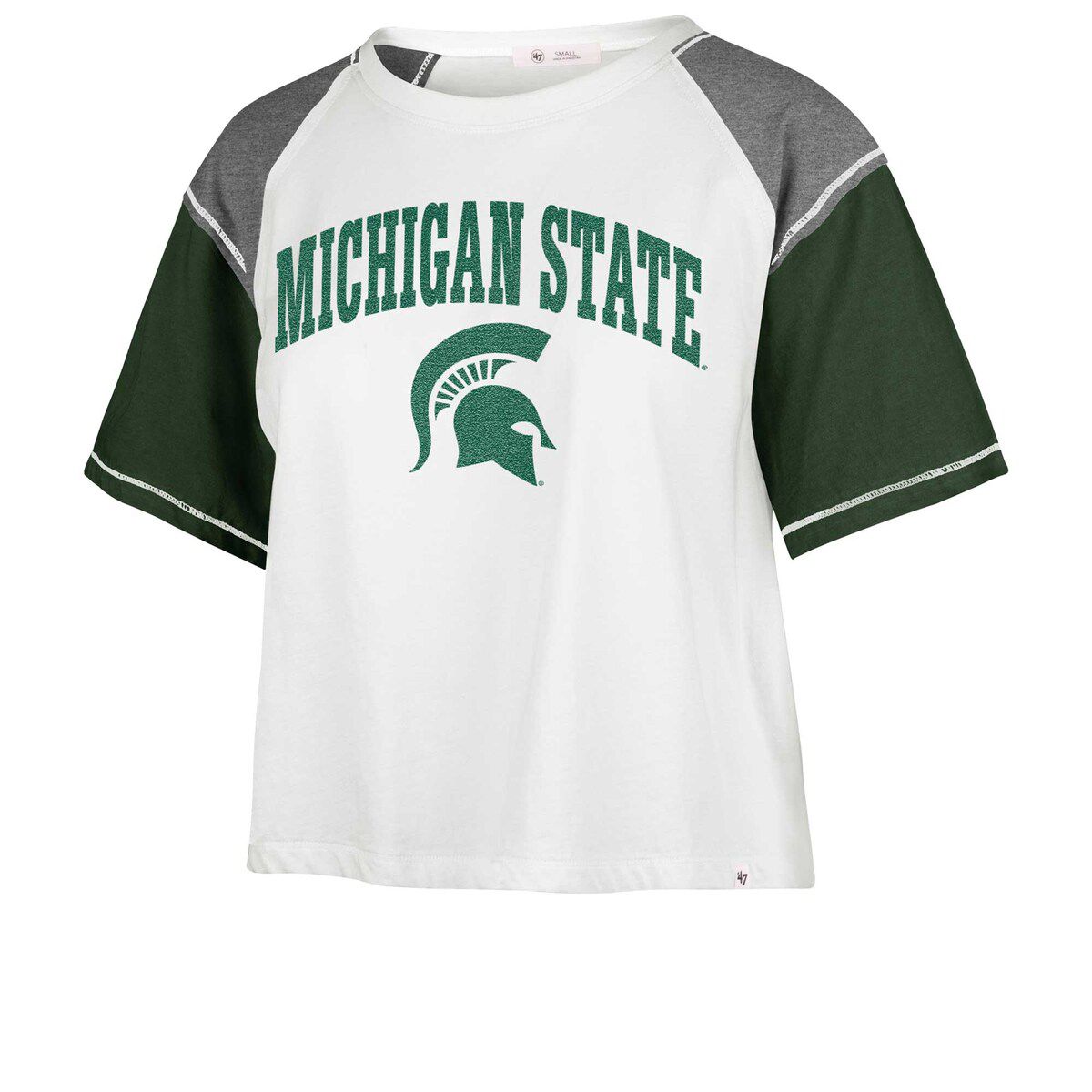 NCAA Michigan State Spartans Serenity Gia Cropped T-Shirt