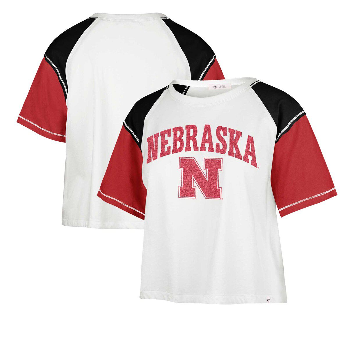 NCAA Nebraska Huskers Serenity Gia Cropped T-Shirt