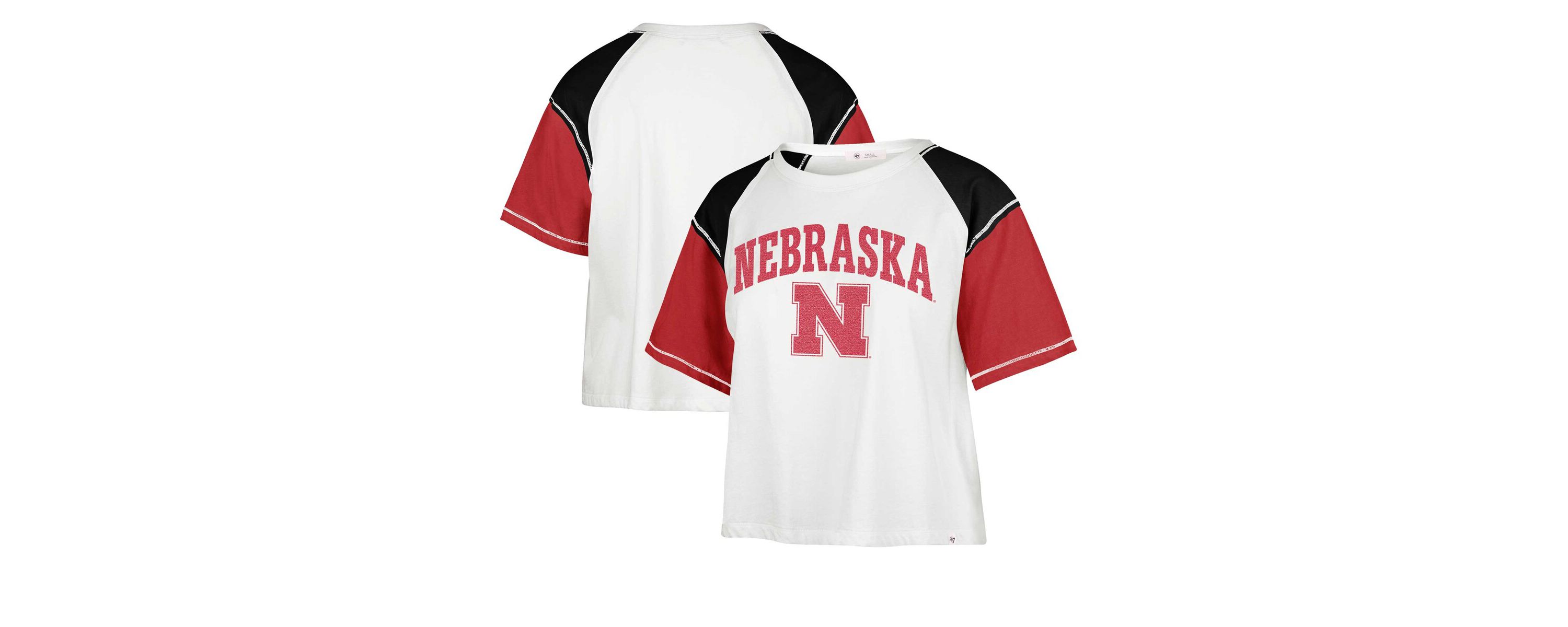 NCAA Nebraska Huskers Serenity Gia Cropped T-Shirt
