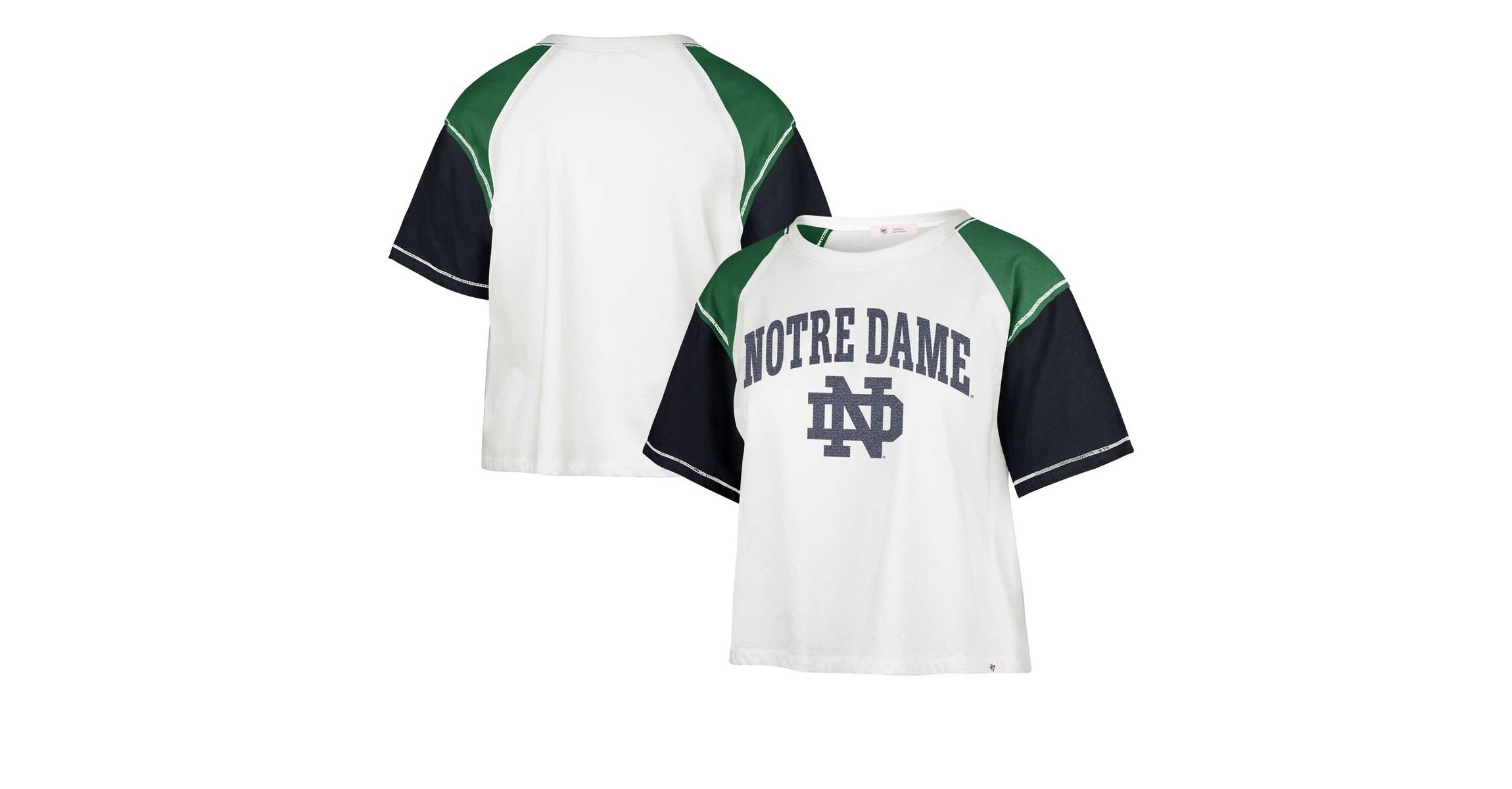 NCAA Notre Dame Fighting Irish Serenity Gia Cropped T-Shirt