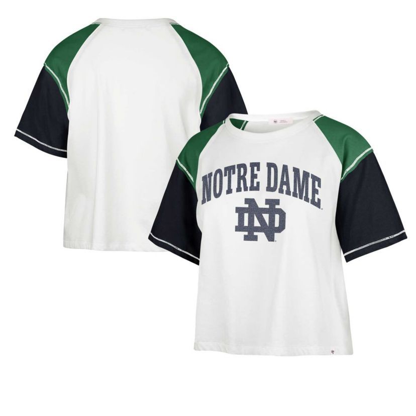 NCAA Notre Dame Fighting Irish Serenity Gia Cropped T-Shirt