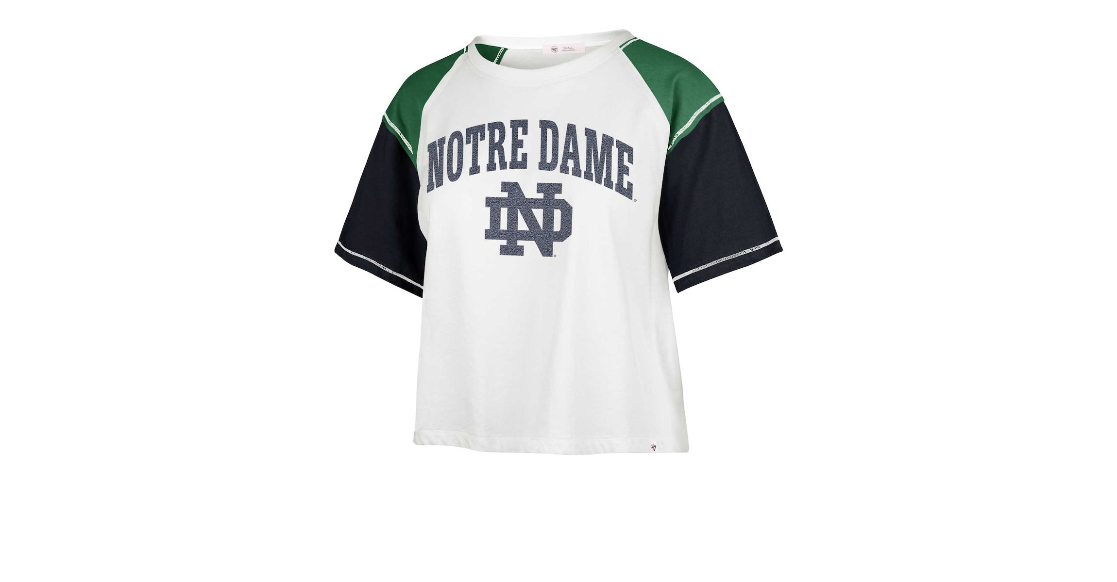 NCAA Notre Dame Fighting Irish Serenity Gia Cropped T-Shirt