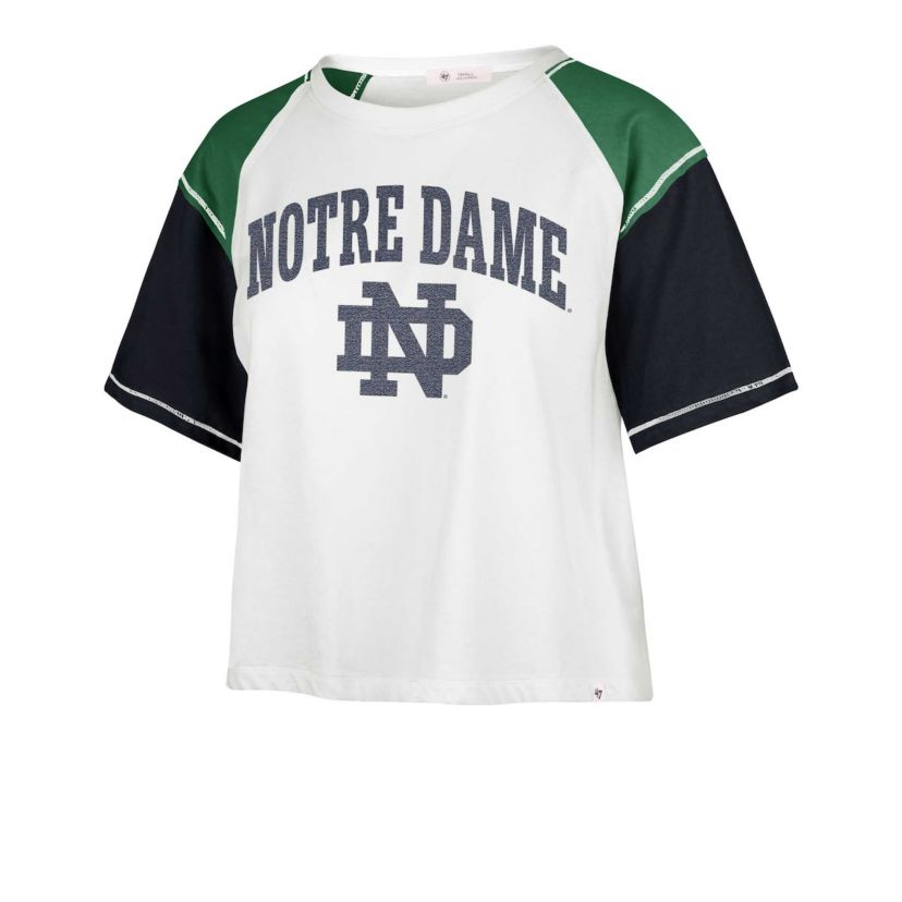 NCAA Notre Dame Fighting Irish Serenity Gia Cropped T-Shirt
