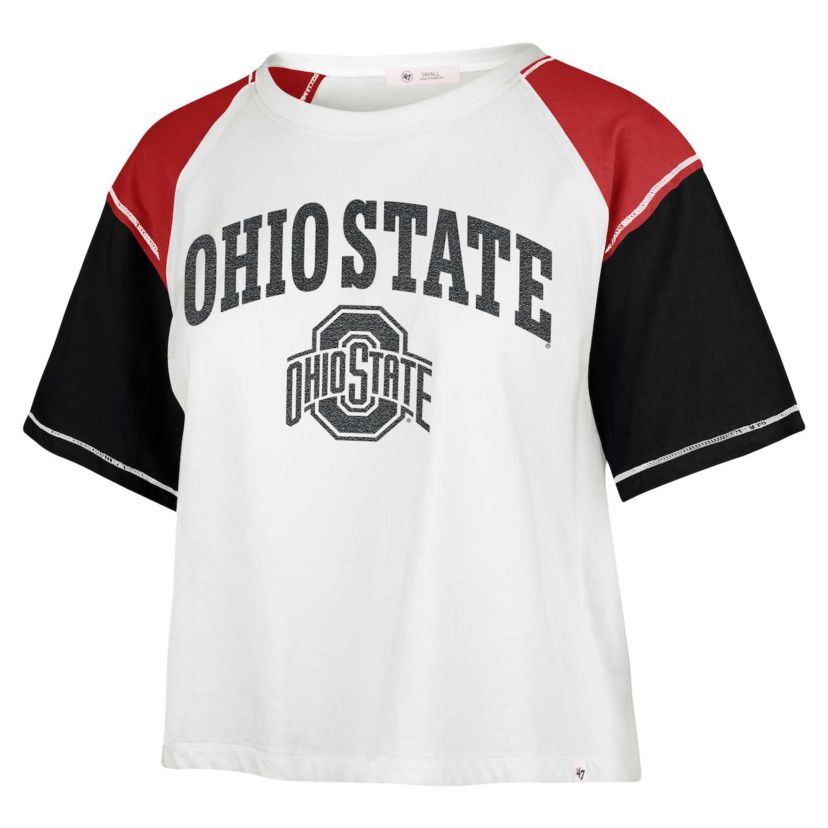 NCAA Ohio State Buckeyes Serenity Gia Cropped T-Shirt