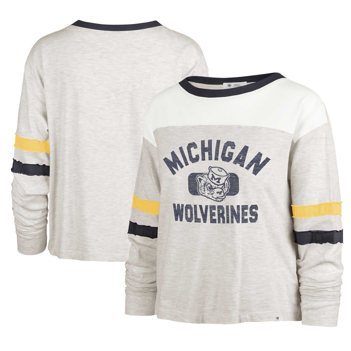 NCAA Michigan Wolverines Vault All Class Lena Long Sleeve T-Shirt