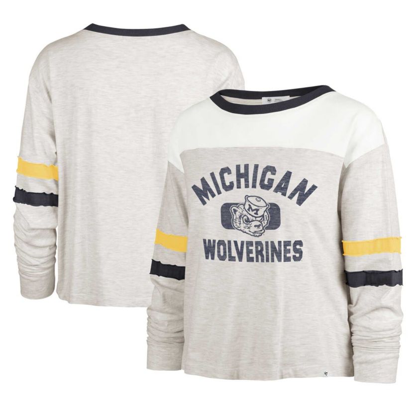 NCAA Michigan Wolverines Vault All Class Lena Long Sleeve T-Shirt