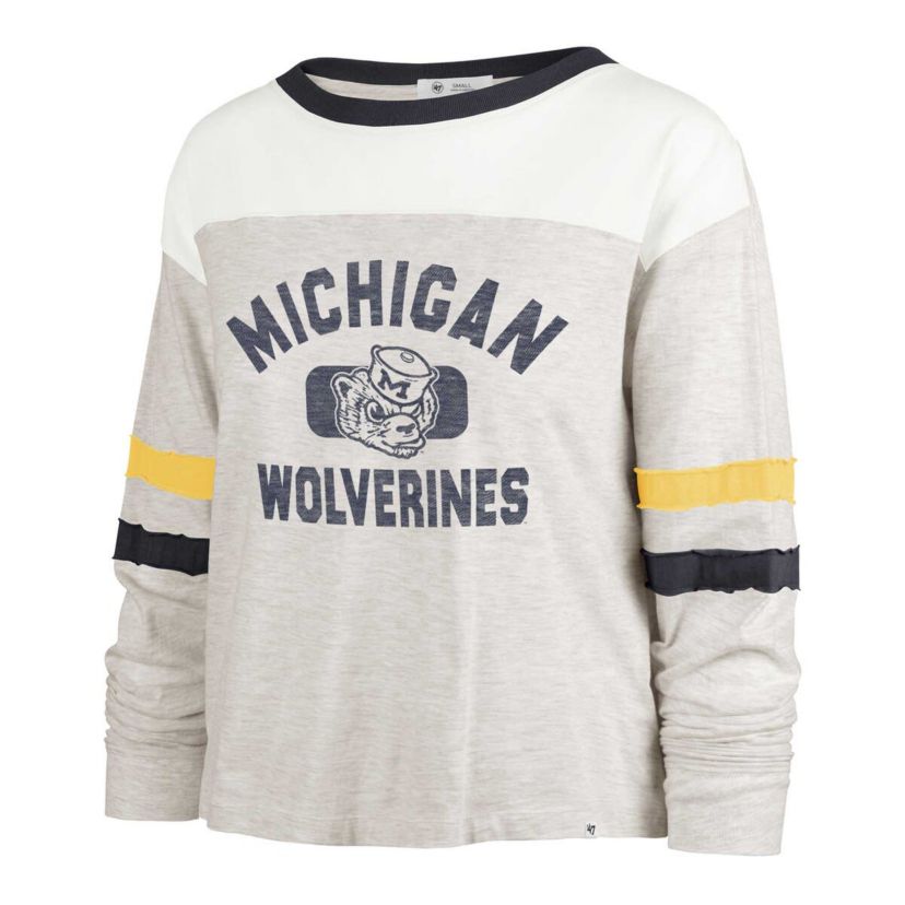NCAA Michigan Wolverines Vault All Class Lena Long Sleeve T-Shirt