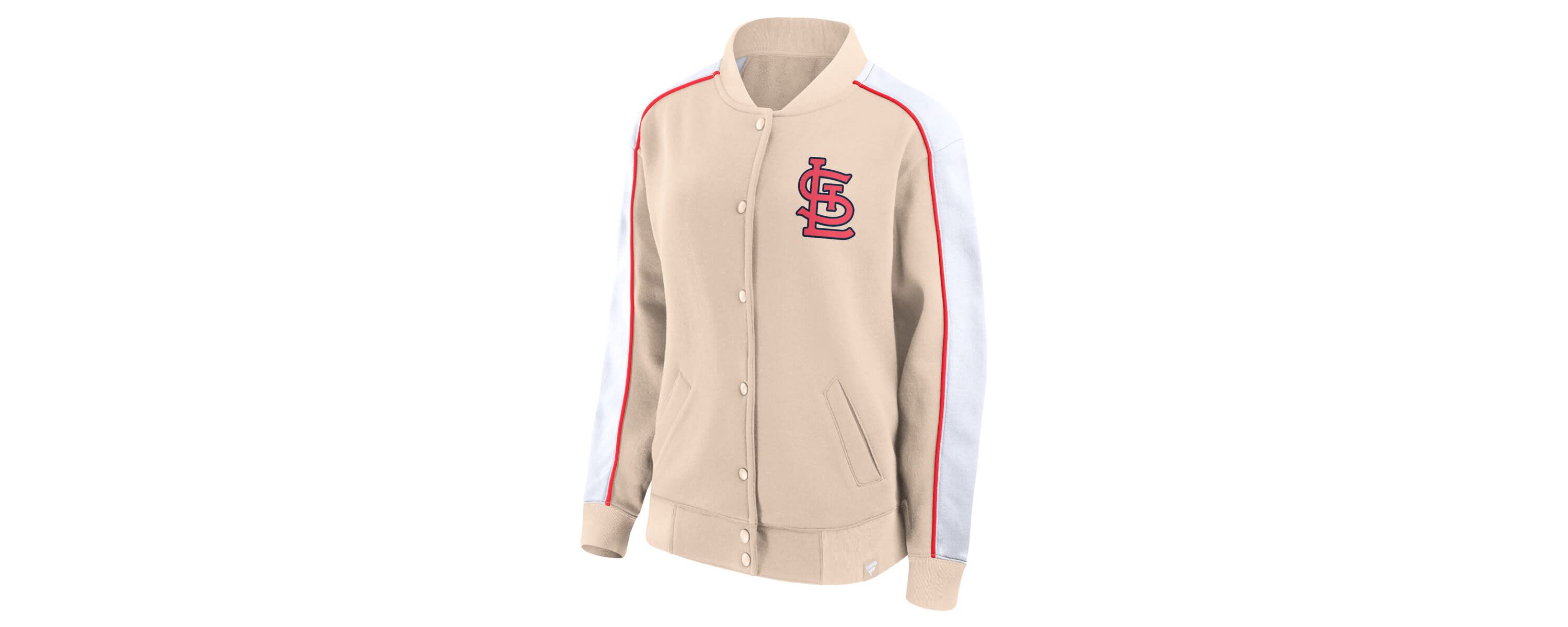 MLB Fanatics St. Louis Cardinals Luxe Lounge Full-Snap Jacket