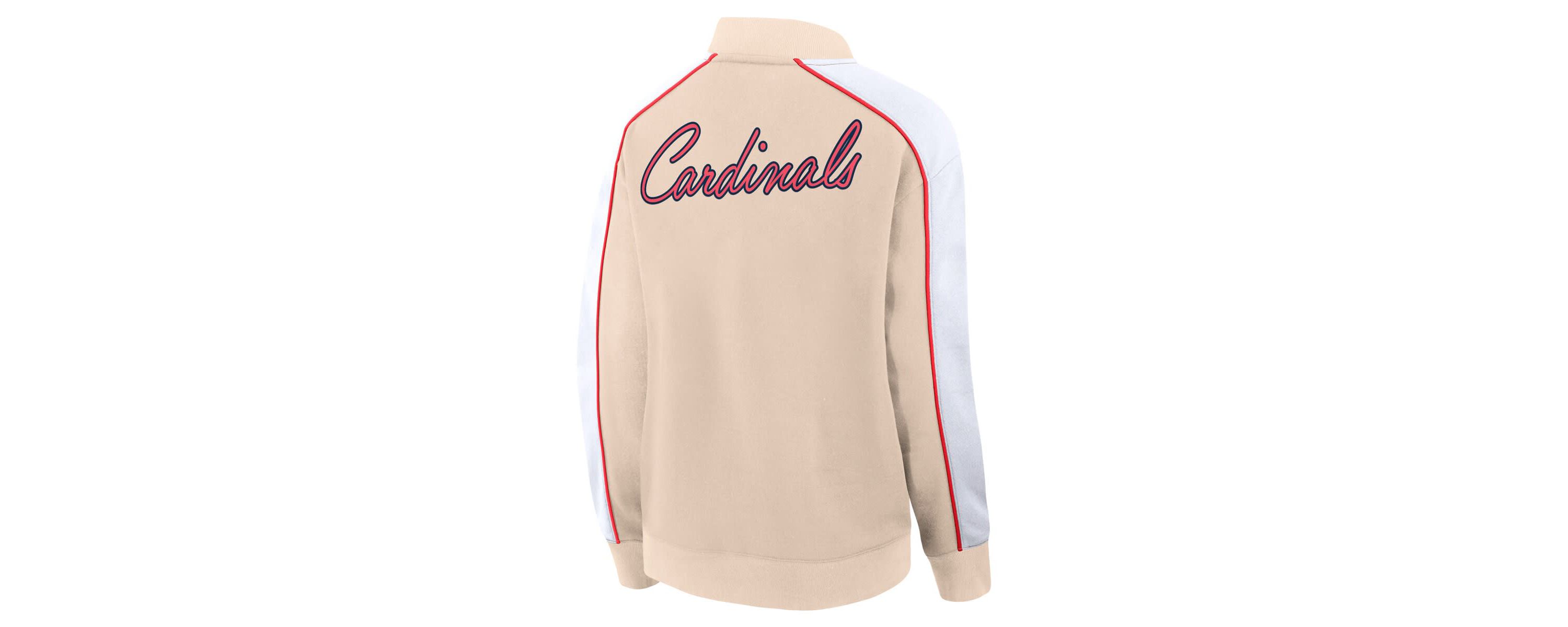 MLB Fanatics St. Louis Cardinals Luxe Lounge Full-Snap Jacket