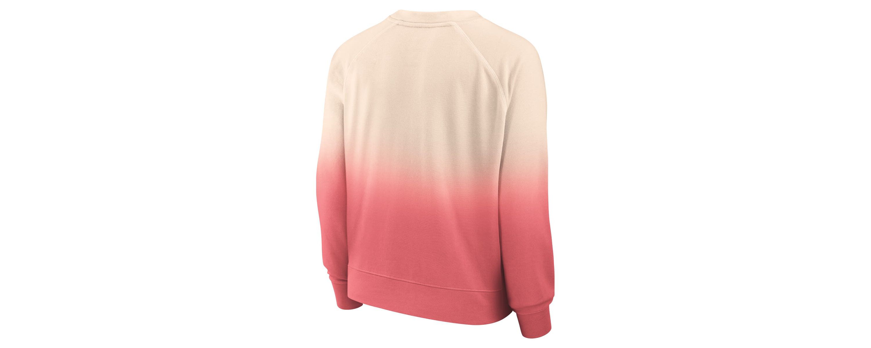 MLB Fanatics Tan/Red St. Louis Cardinals Luxe Lounge Arch Raglan Pullover Sweatshirt
