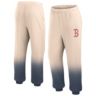 Boston Red Sox MLB Fanatics Tan/Navy Boston Sox Luxe Ombre Lounge Pants