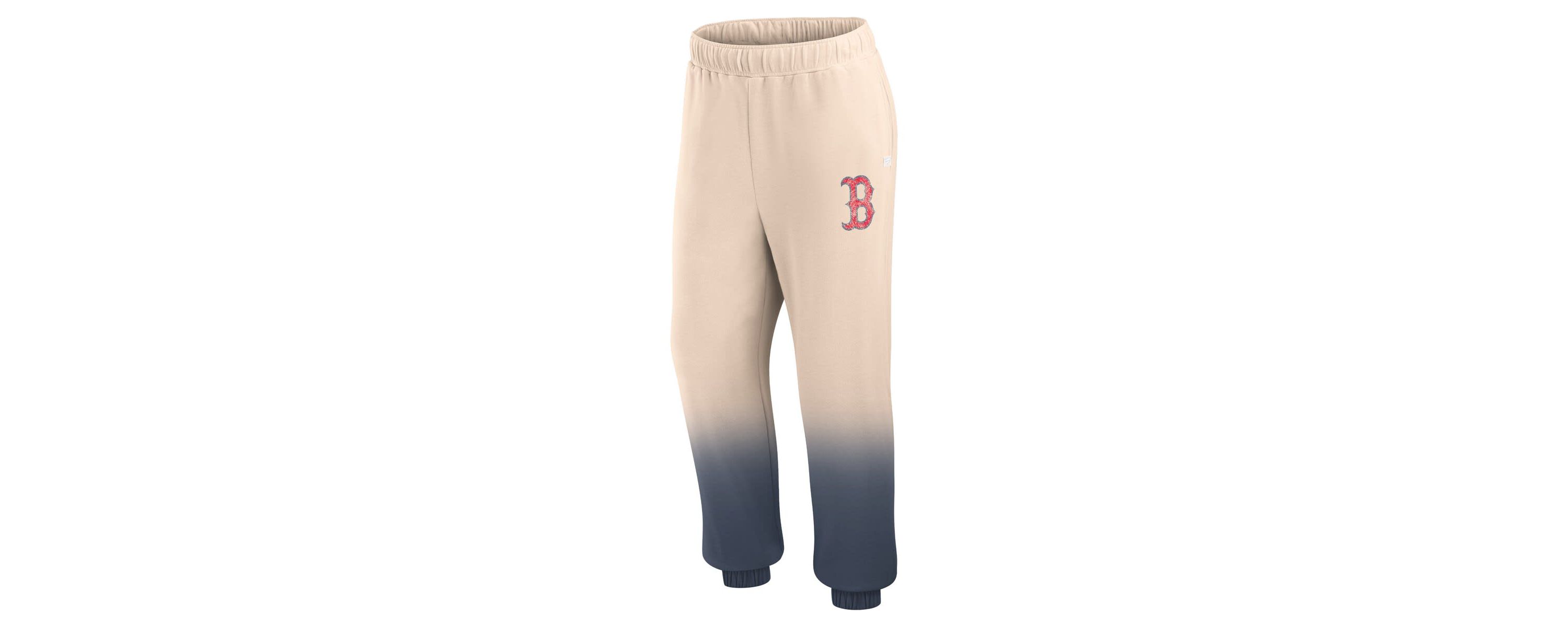 Boston Red Sox MLB Fanatics Tan/Navy Boston Sox Luxe Ombre Lounge Pants