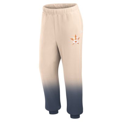 MLB Fanatics Tan/Navy Houston Astros Luxe Ombre Lounge Pants